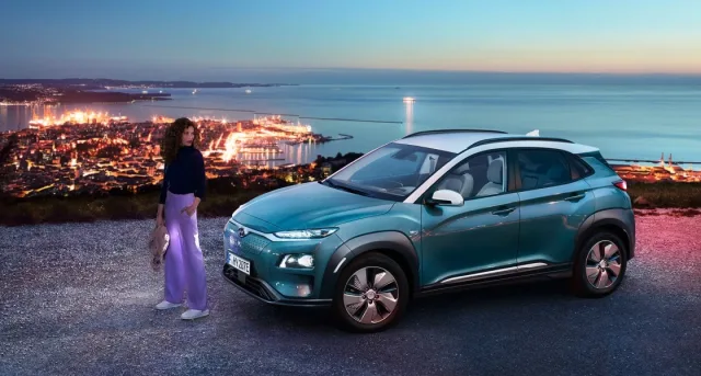 Hyundai Kona Electric 2018 кросовер — 5