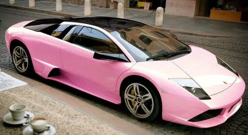 Lamborghini Murcielago LP640 в розовом цвете