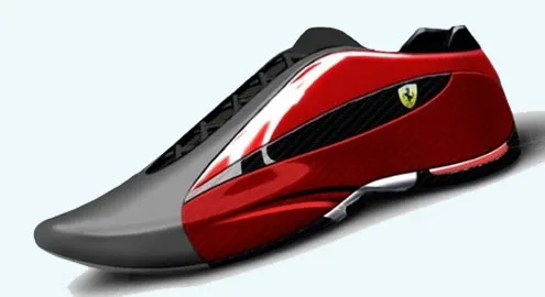 Ferrari released sports shoes together with Fila