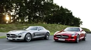 Опубліковані офіційні ==фото Mercedes-Benz SLS AMG Gullwing==