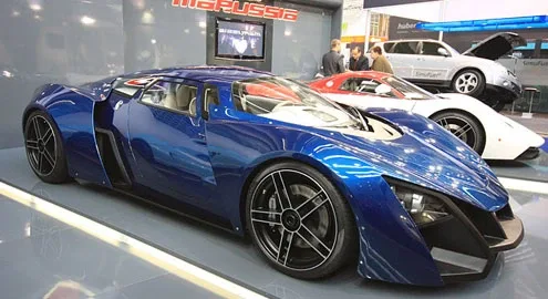 ==Photo of the Russian supercar Marussia== in a new body