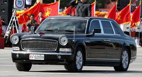 FAW Hong Qi HQE presidential limousine debuted in China