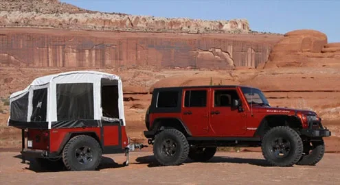 Jeep разработала внедорожный туристический прицеп