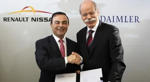 Альянс Renault-Nissan и Daimler AG объявляют о сотрудничестве
