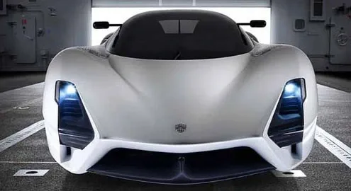 First photos of the most powerful car in the world