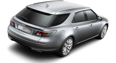 Первая фотография универсала на базе нового Saab 9-5