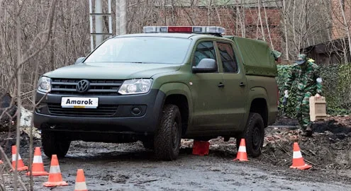 В России построили ==Volkswagen Amarok для военных==
