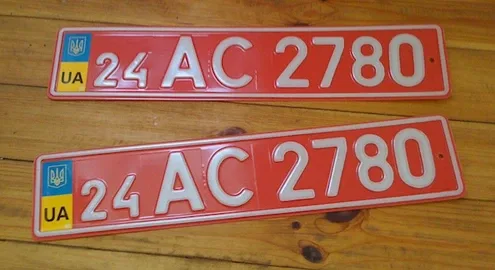 Ukraine is facing a shortage of car license plates