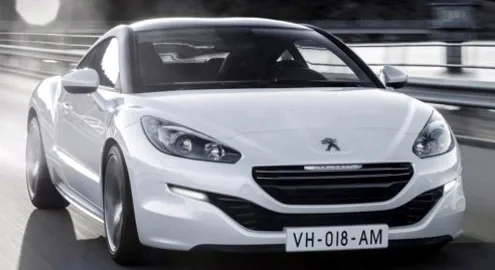Peugeot updated the RCZ sports coupe