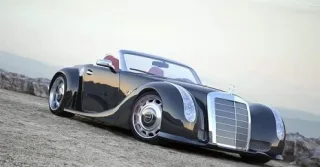 Тюнери зробили ексклюзивне ретро-авто із серійного Mercedes SLS