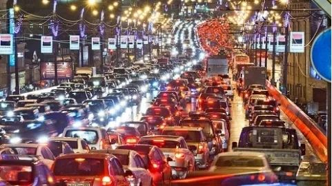 Yandex has compiled a rating of the most congested roads in Kyiv
