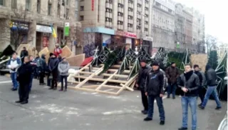 Мапа заблокованого центру Києва