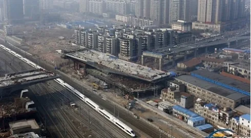 Китайцы установили мост весом 17 тысяч тонн за один день!