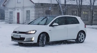Як розтопити сніг за допомогою нового VW Golf GTI
