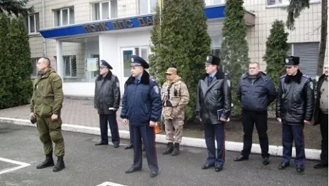 Traffic police crews patrol Kyiv together with civilian activists
