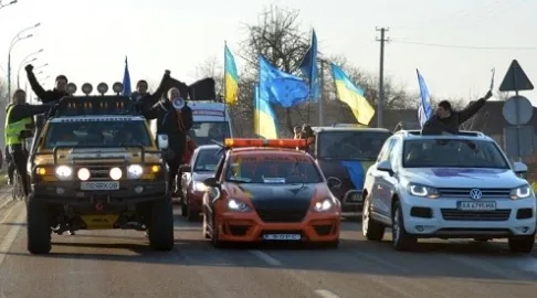 Avtomaydan will hit the split of Ukraine with a motor rally