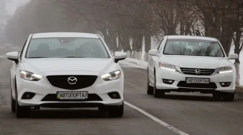 Что лучше: Mazda6 2.5 или Honda Accord 2.4? Наш сравнительный тест