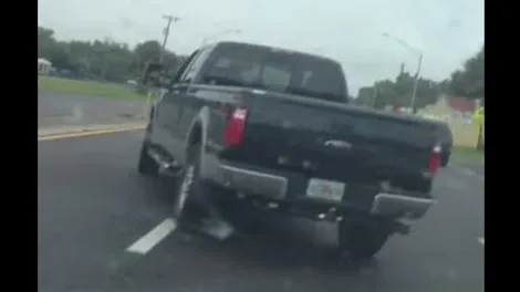 An indecent gesture resulted in a crash into a ditch
