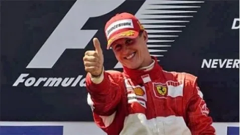 Schumacher regained consciousness and recognized his wife