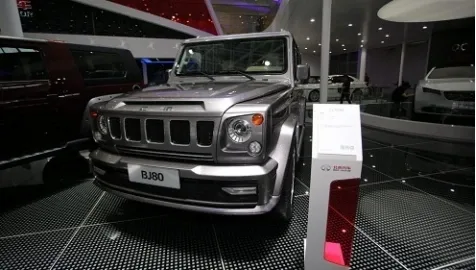 Китайская марка Beijing Auto клонировала Mercedes Gelandewagen