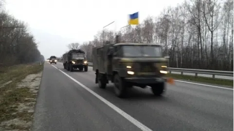 On the night of May 1, military equipment will pass through Kyiv