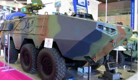 В Париже презентовали новейший украинско-канадский БТР