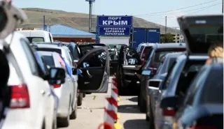 The Kerch ferry crossing was closed due to a bomb threat call