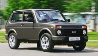 Lada 4X4 with Alfa Romeo engine undergoing testing