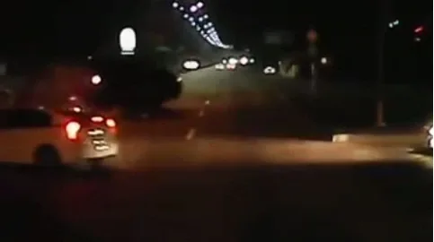 Опубліковано відео аварії маршрутки та ДАІ