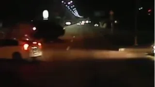 Опубліковано відео аварії маршрутки та ДАІ