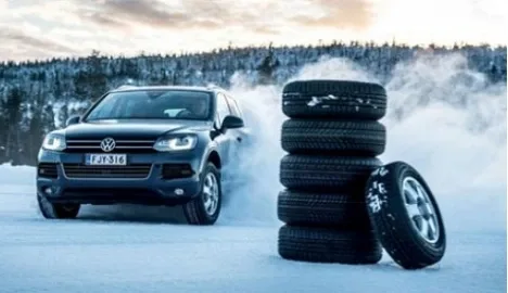 Relevant: tests of winter studded and friction tires