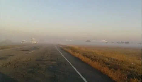 На трассе Киев-Днепропетровск сотни авто лежат в кюветах