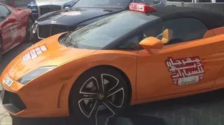 In Dubai, they "drift" in Bentleys, Ferraris, and Lamborghinis