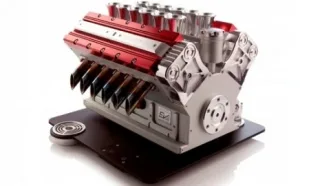 Coffee machine V12: an invigorating drink with a hint of gasoline
