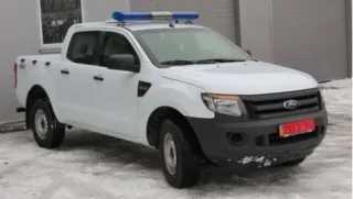 Представлений прикордонний Ford Ranger з українською бронею