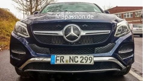 Mercedes-Benz GLE Coupe: first live photos of the BMW X6 competitor