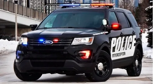 Ford showed the police Explorer interceptor