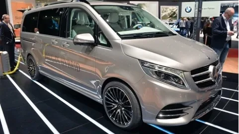 Mercedes V-ision e: гибридный минивэн с характеристиками спорткара