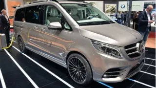 Mercedes V-ision e: hybrid minivan with sports car characteristics