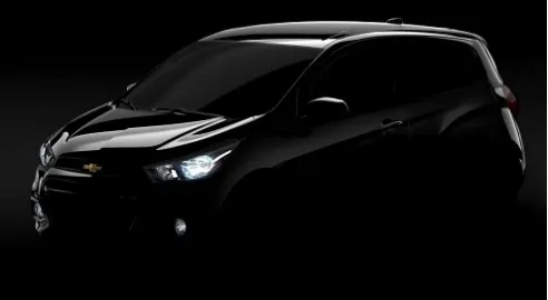 The first teaser of the new Chevrolet Spark has been published