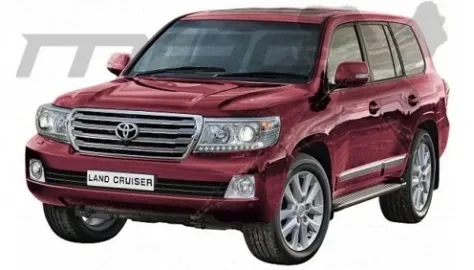 Первые скетчи обновленного Toyota Land Cruiser