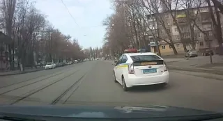 Як наряд ДАІ у Кривому Розі тікав від звичайного водія