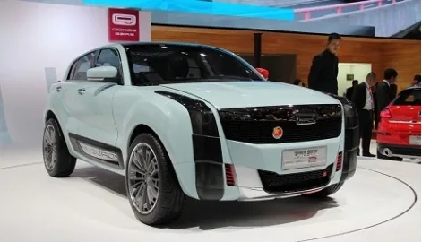 Китайско-израильский концепт Qoros презентован на автосалоне в Шанхае