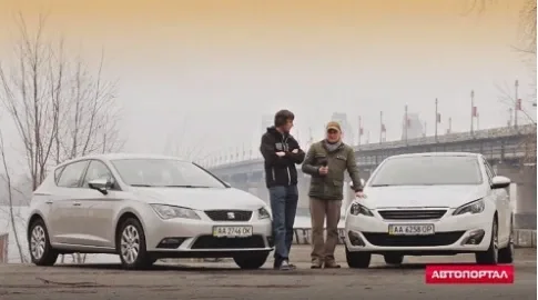Сравнительный видеообзор SEAT Leon и Peugeot 308 New