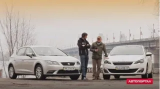 Comparative video review of SEAT Leon and Peugeot 308 New