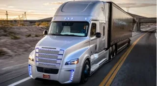In the US, self-driving trucks have been allowed to drive on public roads