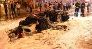 Доля-лиходійка: щойно куплений Lamborghini згорів вщент