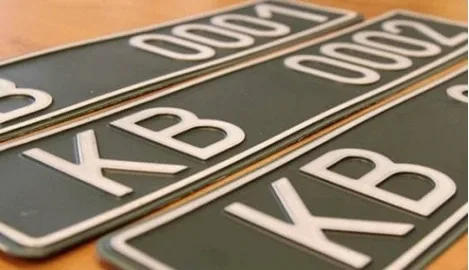 The traffic police decided to issue special plates for ATO vehicles