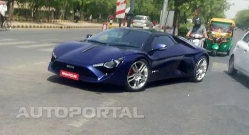 В Дели засветилась серийная версия индийского спорткара DC Avanti