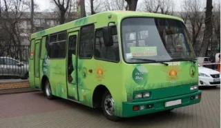 По Житомиру вже курсує перша маршрутка з електродвигуном